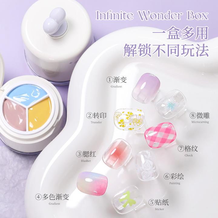 KaSi百变魔盒拍拍胶【顺丰】2025新款三合一固态甲油胶美甲