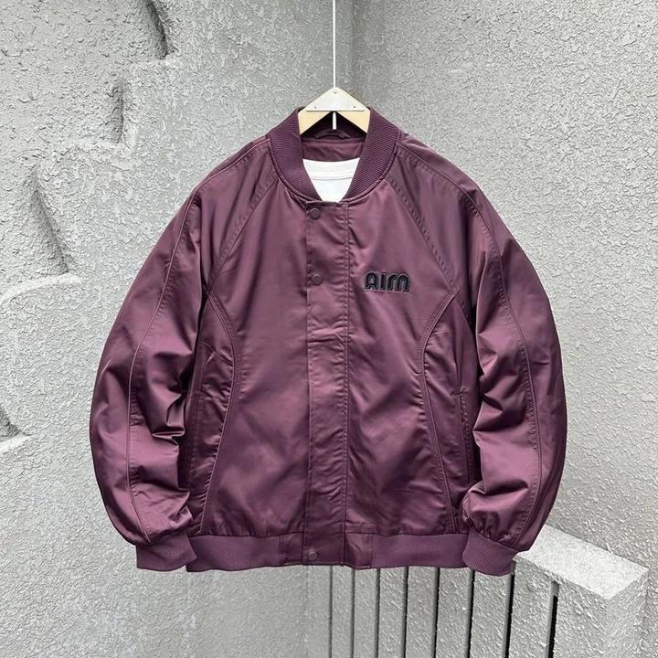 潮牌痞帅棒球服外套男士2025春季新款美式休闲飞行员情侣宽松夹克