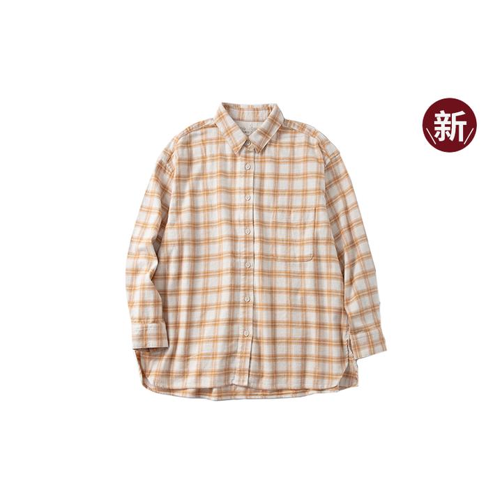 无印良品 MUJI 女式 法兰绒 衬衫式夹克女外套25年秋季新品