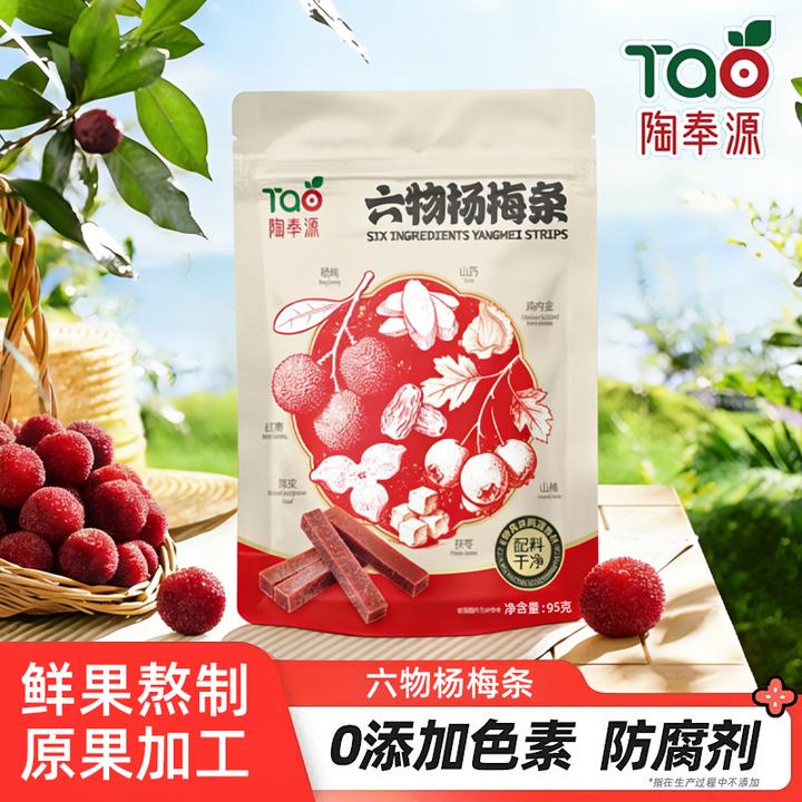 T.FENGYUAN/陶奉源陶奉源六物杨梅条95g/包