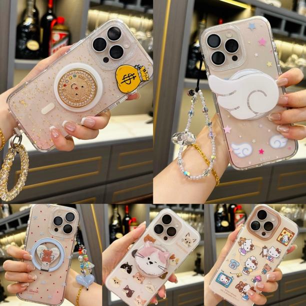 【磁吸】招财猫马上发财轻薄磁吸壳适用苹果手机壳iPhone16/14