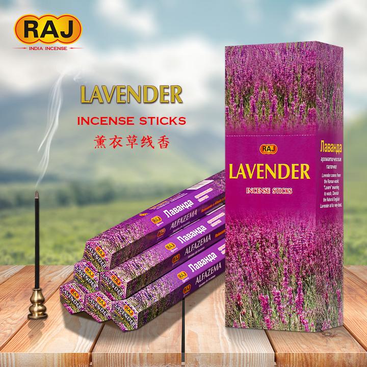 RAJ印度香 薰衣草Lavender 正品印度原装进口手工香薰熏香线香102