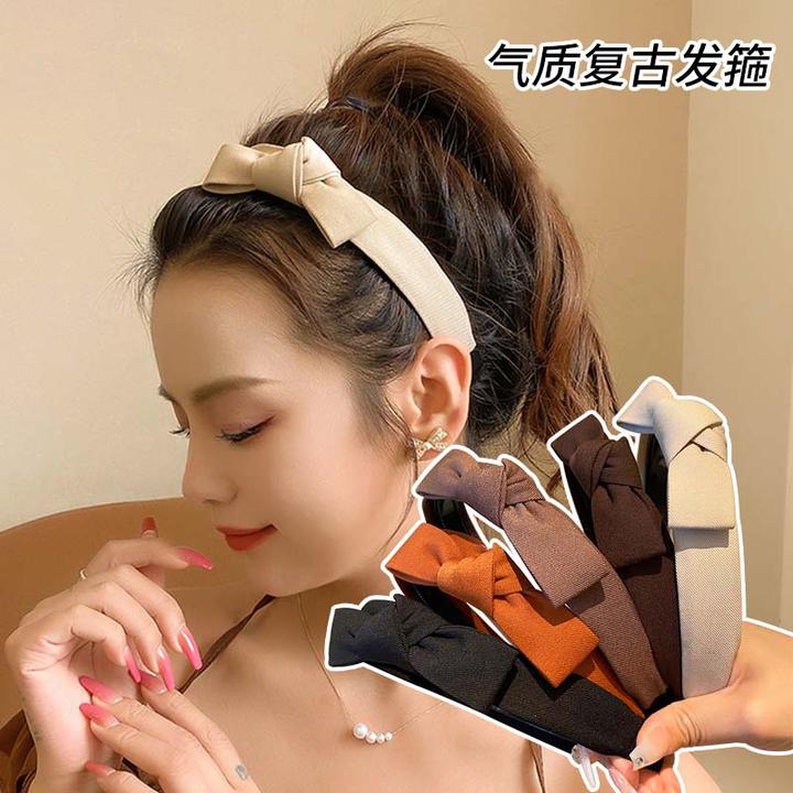 发箍女款2025新款高级感法式蝴蝶结短发发捆发旅头箍洗脸压发发卡