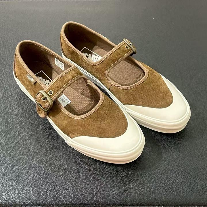 VANS范斯25年秋季新款 MARY JANE 复古女鞋玛丽珍鞋VN000CRR0E0