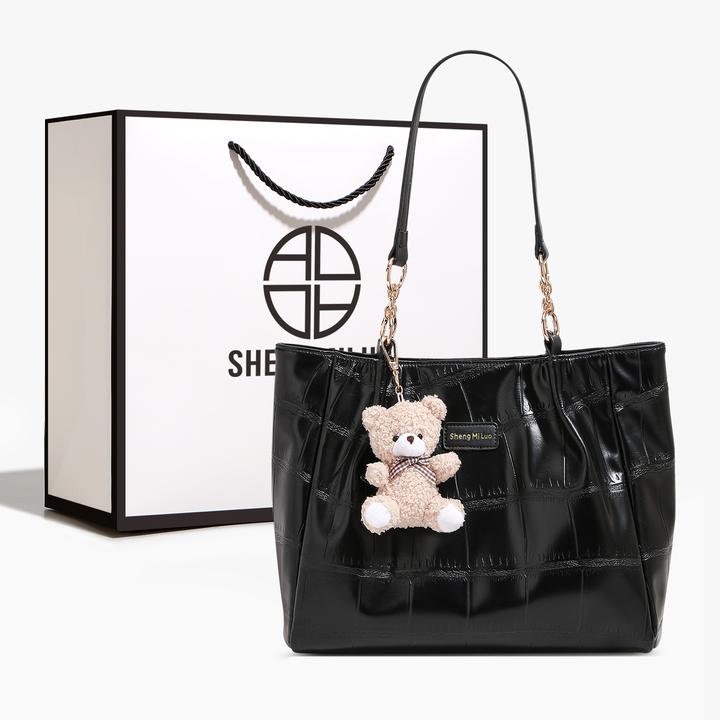 SHENGMILUO/圣米洛通勤高级包包女士新款单肩容量质感腋下托特包