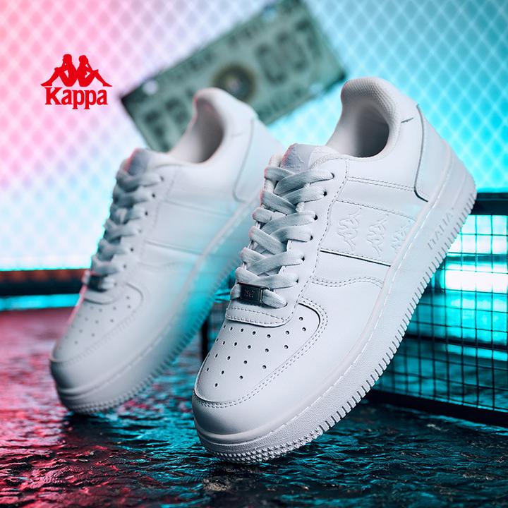 Kappa夏季透气板鞋百搭舒适男女鞋时尚潮流低帮板鞋子K0DY5CC06CJ