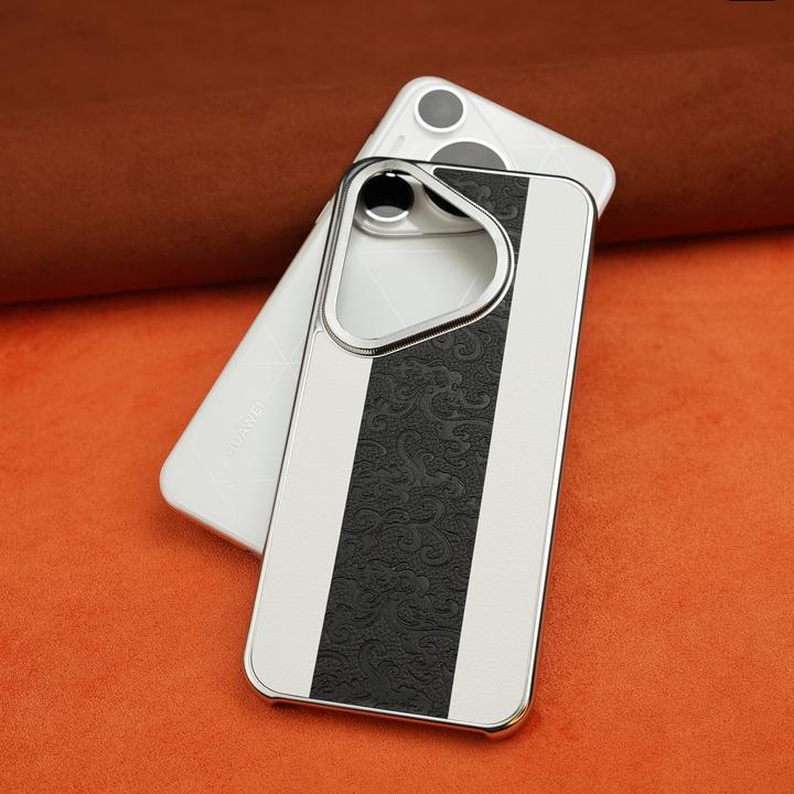 【金盾拼接+祥云浮雕】适用于华为Pura70/Pro/Ultra手机壳全包拼接