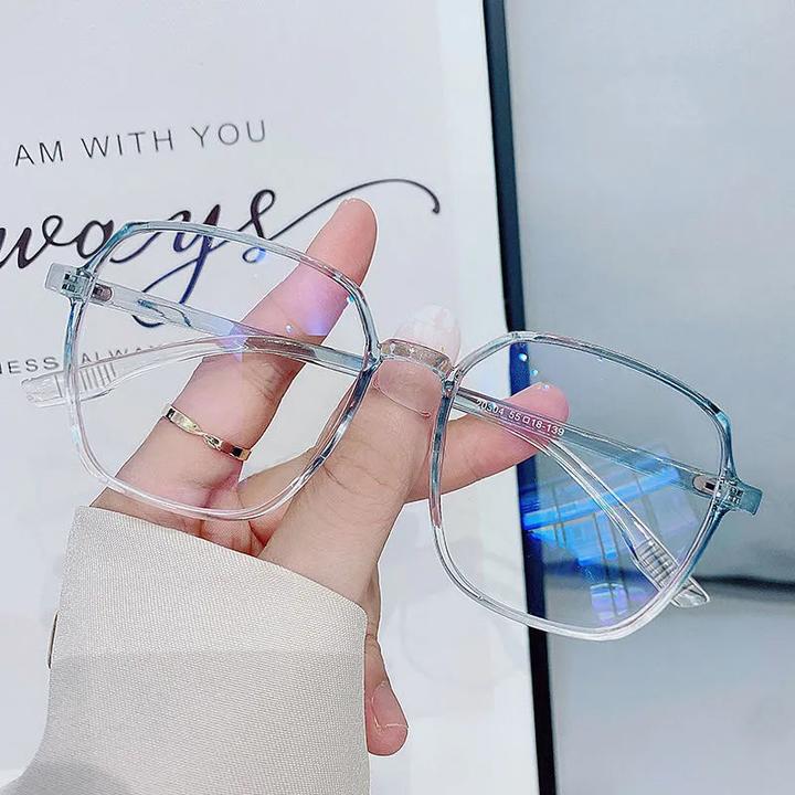 小红书超轻TR近视眼镜女可配有度数大方框圆脸防蓝光护目男韩版潮