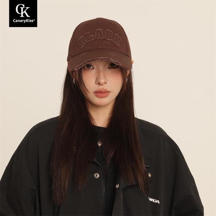 CanaryKiss高品质棒球帽女宽帽檐加大加深鸭舌帽硬顶美式男士帽子