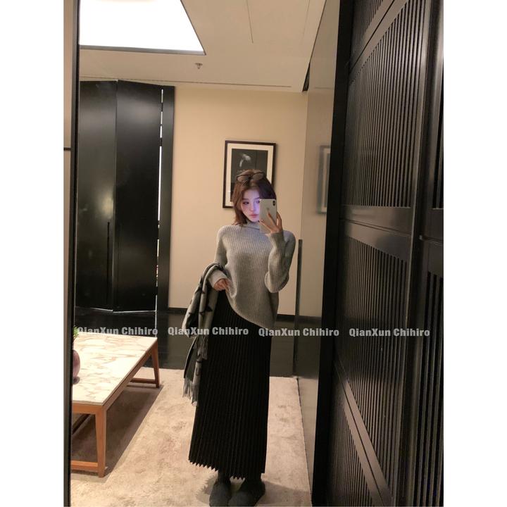 【千寻严选】秋季时尚气质百搭轻奢法式洋气减龄半身裙QXD5BSQ8453A