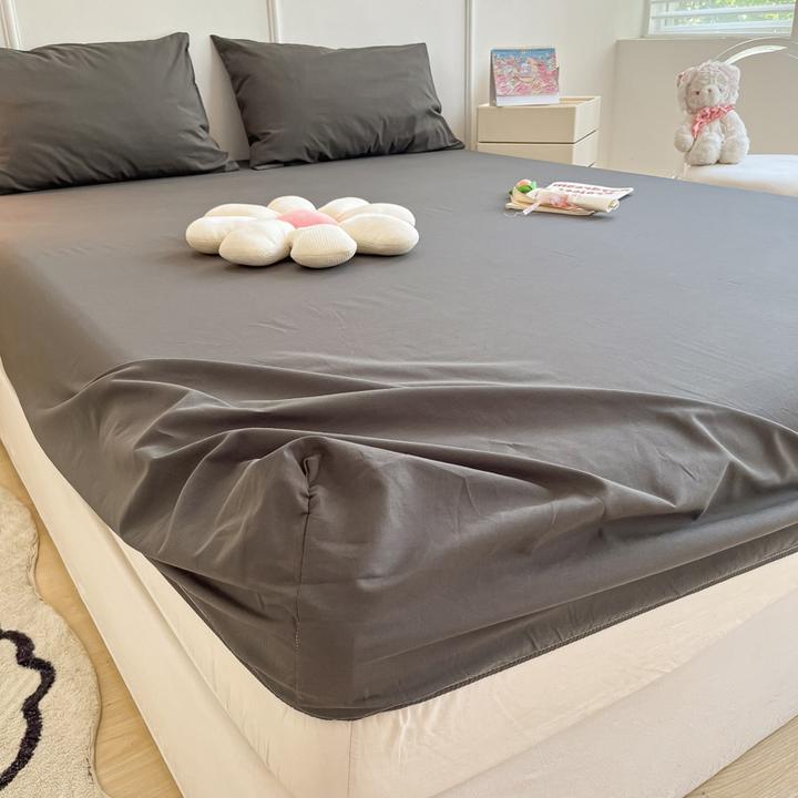 床笠单件纯色全包床笠罩新款席梦思床垫保护套防滑床单四季通用款