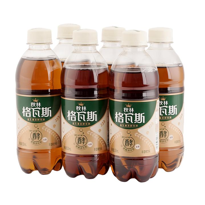 秋林格瓦斯饮料6瓶装0糖0脂肪全麦面包发酵俄罗斯风味东北特产