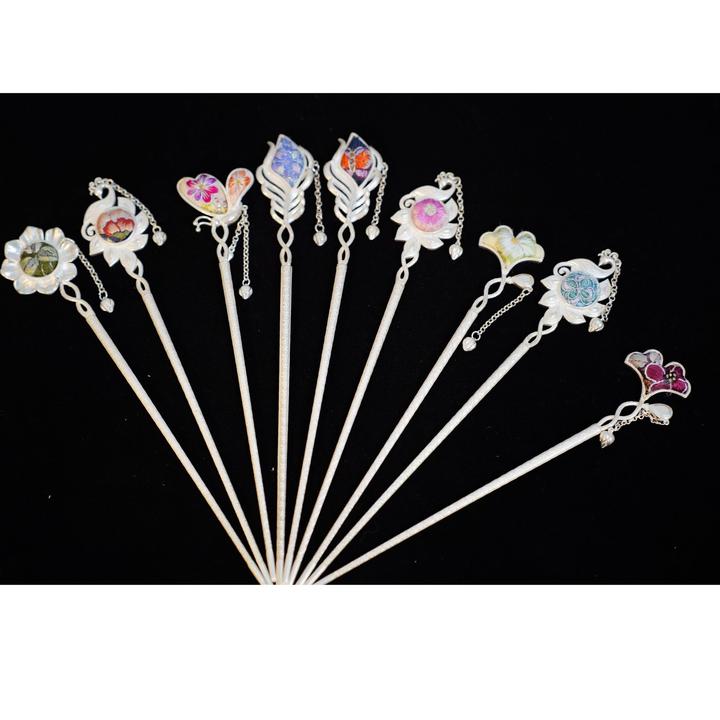 贵州黔东南苗族非遗民族风百搭发簪子复古发簪步摇头饰国风古风