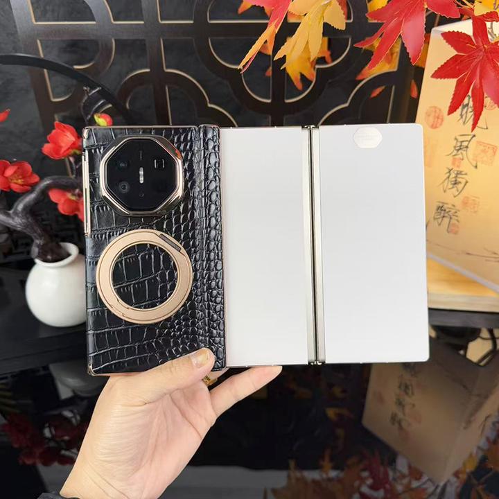 适用华为MateXTs手机壳新款真皮双中轴保护壳XT三折叠全包防摔