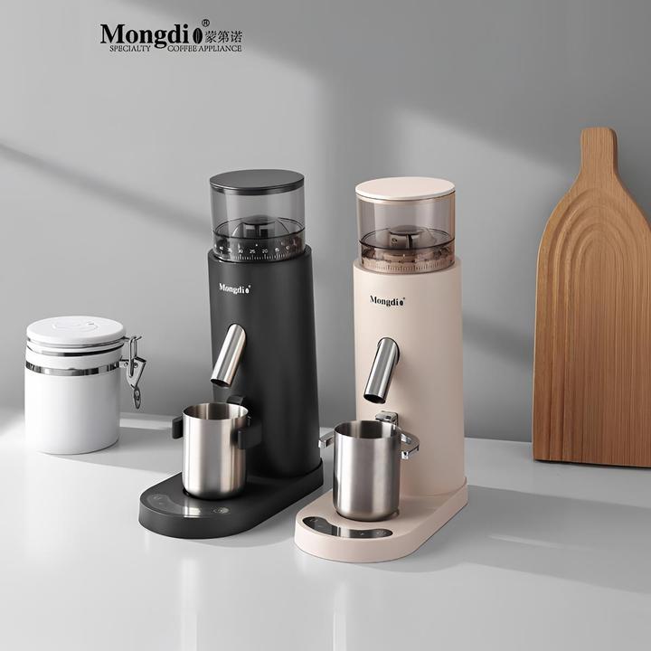 Mongdio咖啡磨豆机电动咖啡豆研磨机意式手冲专业CNC咖啡研磨器具
