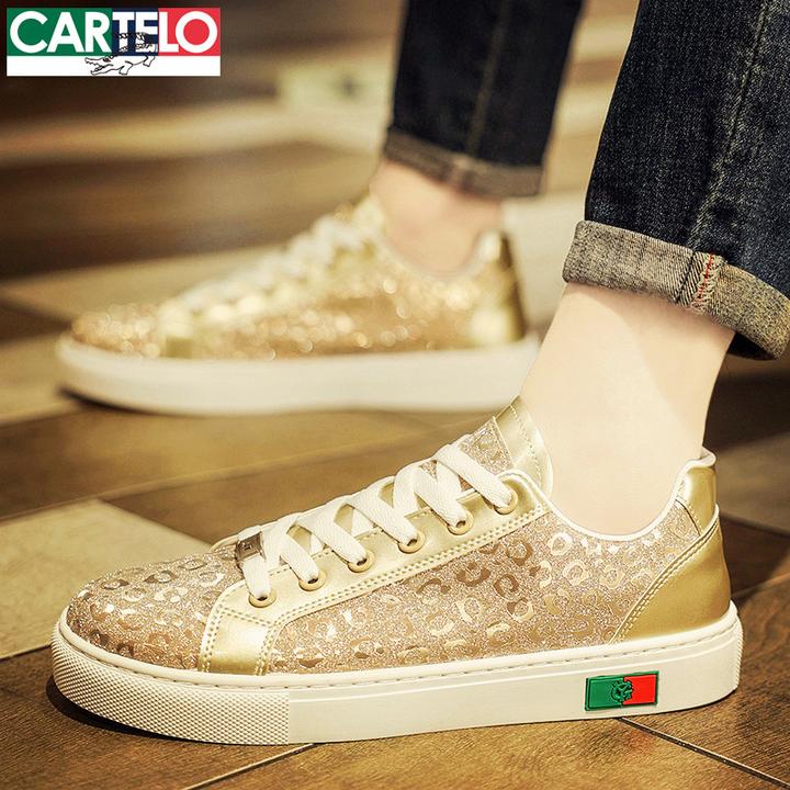 卡帝乐鳄鱼板鞋男鞋秋季2025新款高级感时尚潮牌爆款休闲鞋子男士