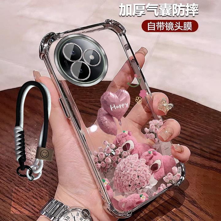 公主风适用红米k80至尊版手机壳女士小众防摔软壳带镜头膜 高颜值