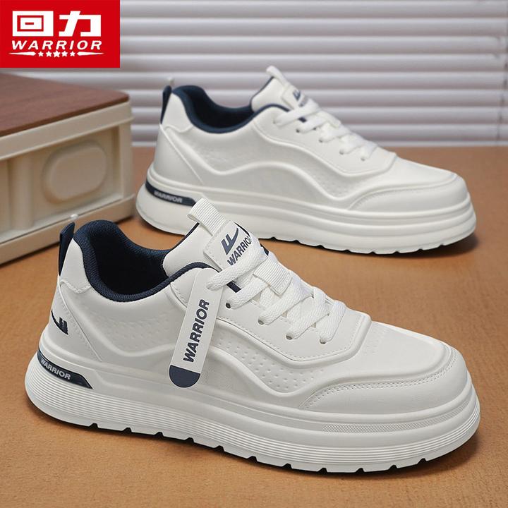 回力小白鞋子男款冬季透气休闲板鞋厚底增高运动鞋干净感痞帅男鞋