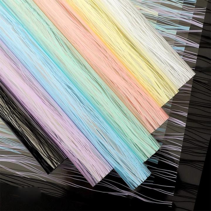 玻璃纸水晶拉菲网鲜花花束包装纸包花纸手工diy花艺花店