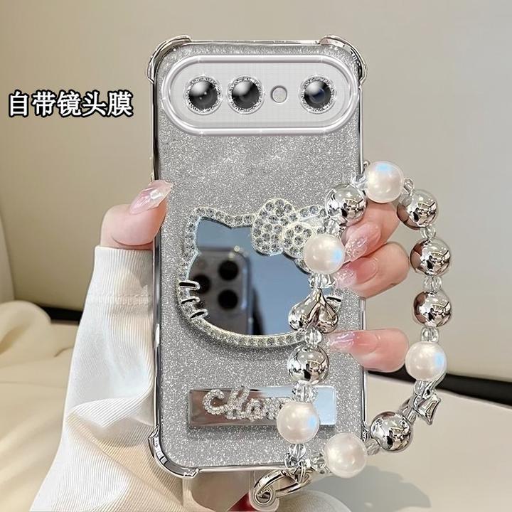 自带镜头膜VIVOS50Promini手机壳猫咪镜子V2528A软壳S50气囊防摔