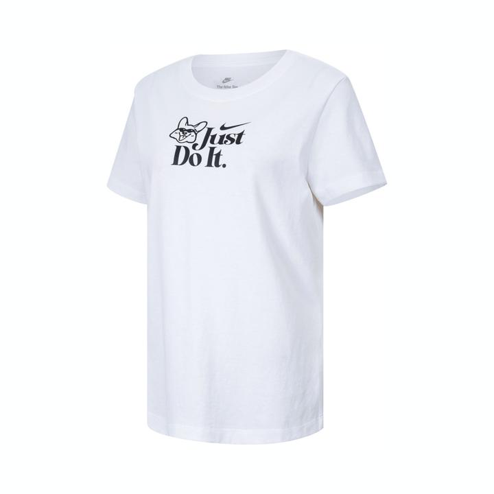 NIKE耐克女子AS W NSW DOGGIE SS TEE GCEL无领短T恤IM5974-100