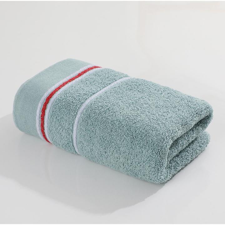 柔软全棉四季通用吸水家用促销提花成人毛巾面巾蓝色绿色粉色黄色