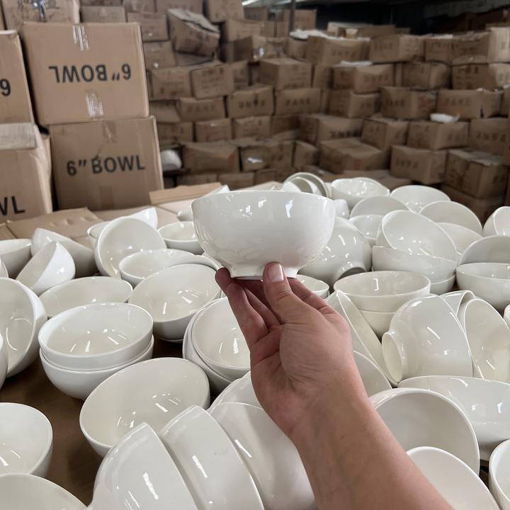 【4号链接】4.5~9英寸全规格罗汉碗陶瓷米饭碗家用碗酒店专用餐具