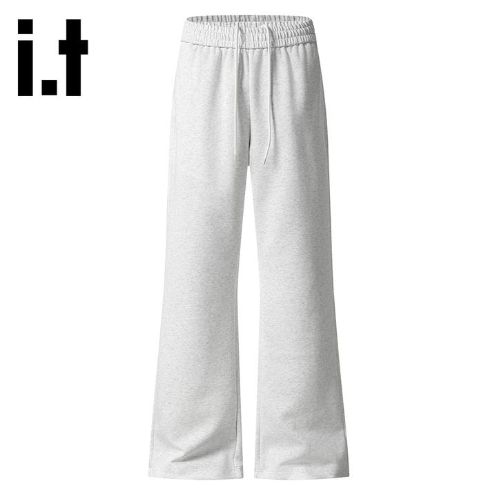 it:CHOCOOLATE秋季新款高个子加长款休闲潮流卫裤男宽松百搭长裤