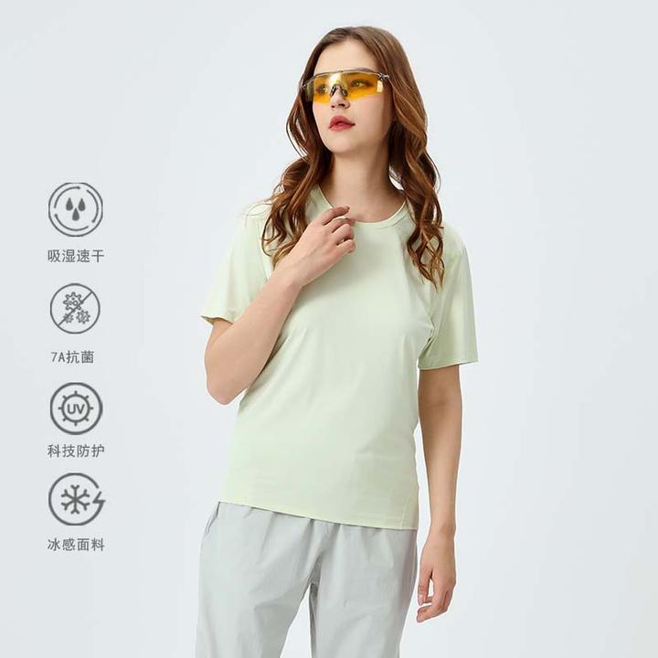 替款男速t恤户外休闲短袖透宽松凉跑步团服