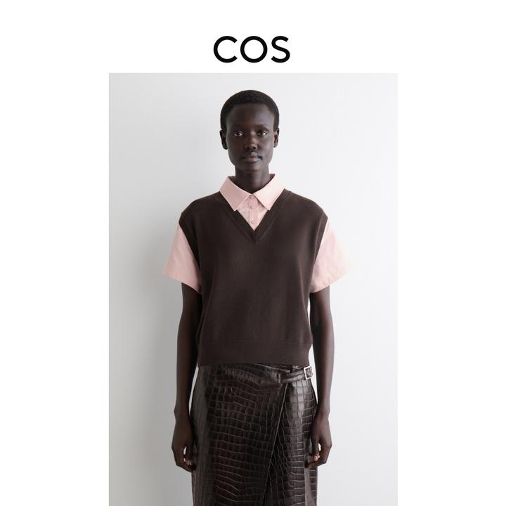COS女装 标准版型衬衫背心2025秋季新品1304059002
