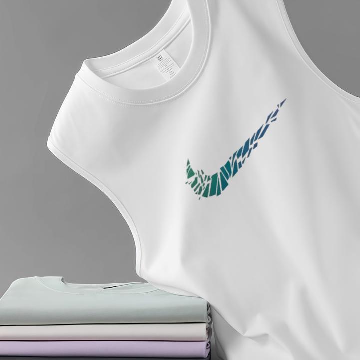 夏季新款背心男2025透气运动半袖上衣青年休闲纯棉圆领重磅T恤女