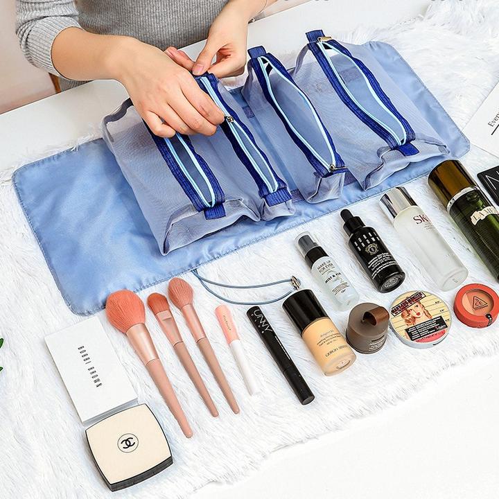 防水四合一网红化妆品可拆卸多功能大容量旅行便携外出洗漱化妆包