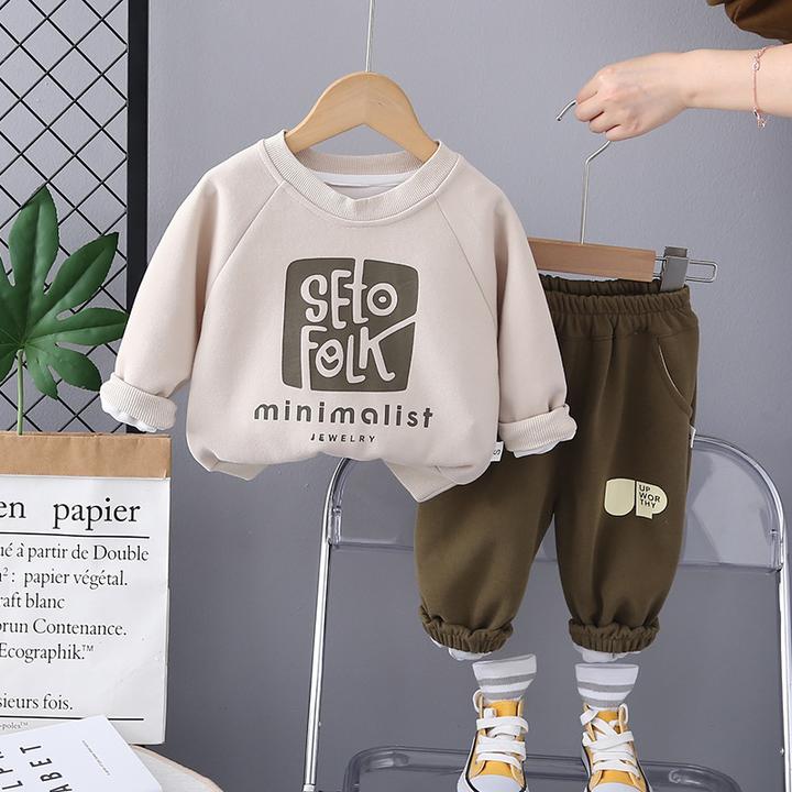 新品巴拉巴拉女童套装春秋季2025新款字母卫衣儿童宝宝洋气秋装小