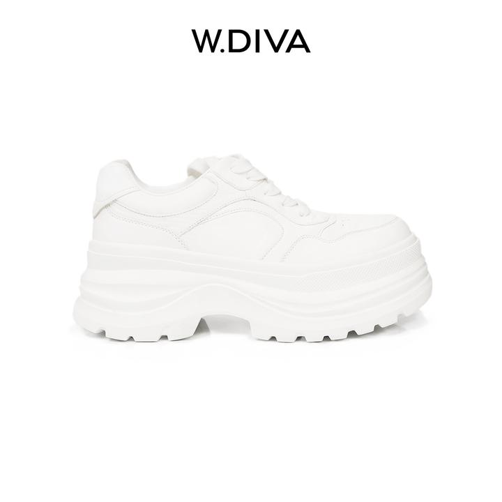 W.Diva【新鲜空气】简洁休闲不累脚真皮增高厚底老爹鞋50X172961