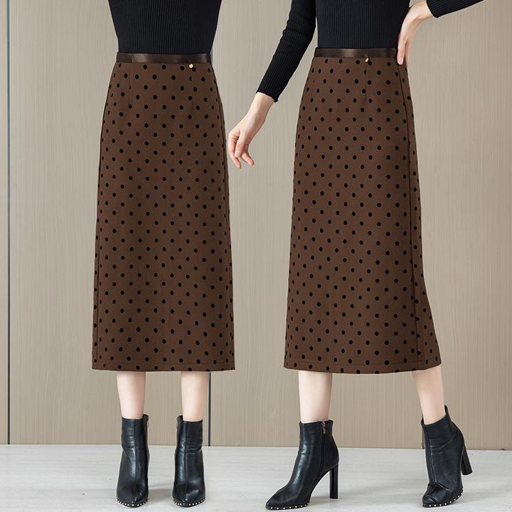 一步裙女半身裙女秋季2025新款高腰显瘦过膝开叉直筒中长款包臀裙