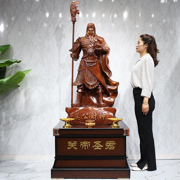 大号关公摆件落地关羽关二爷客厅玄关公司办公室摆放开业摆件送礼