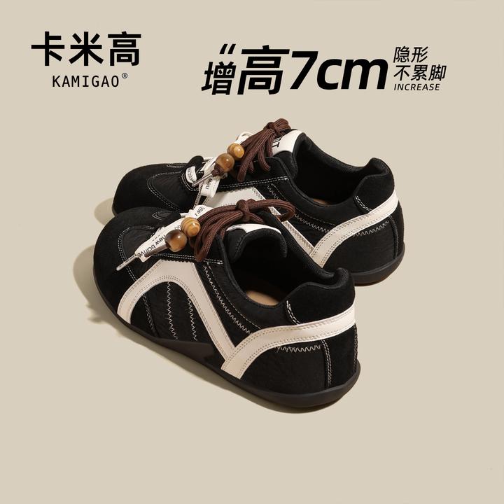 7CM内增高德训鞋爆款2025秋季百搭时尚休闲运动阿甘鞋KM-W2566-3