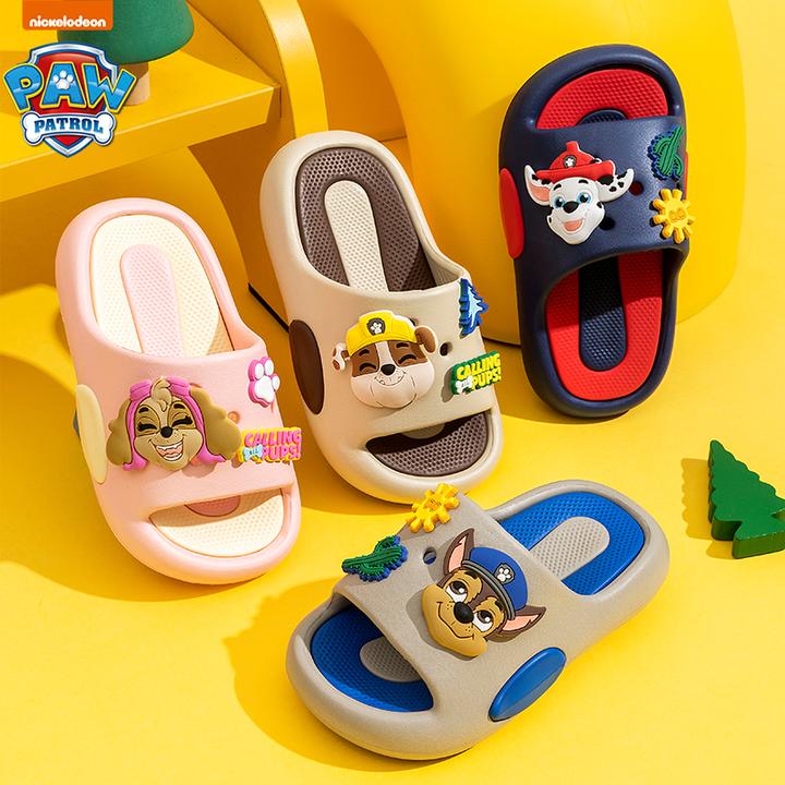汪汪队儿童凉拖鞋夏季新款男童女童宝宝室内外凉鞋小孩亲子洞洞鞋