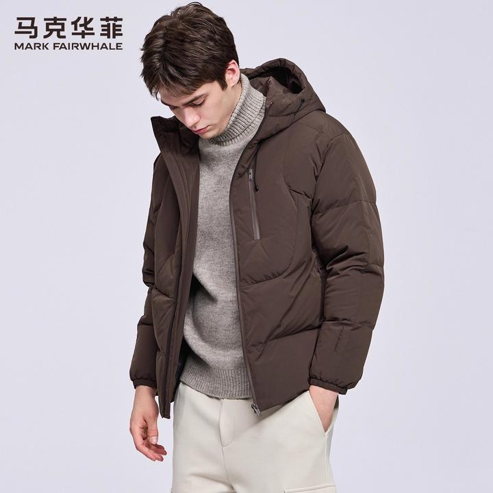 【重磅】马克华菲连帽羽绒服男2025冬季新款潮流情侣保暖羽绒外套
