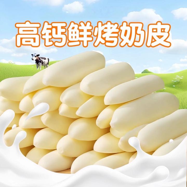 【牧民人家】高钙高蛋白新疆特产草原烤鲜奶片嚼着吃的鲜奶美味零食