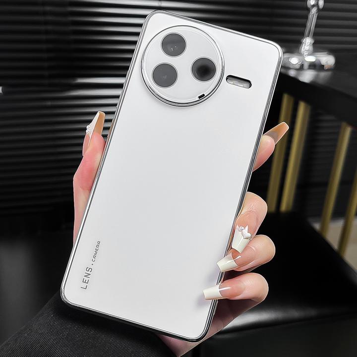 适用红米k80手机壳k80pro网红奢华电镀磨砂镜头全包防摔保护壳