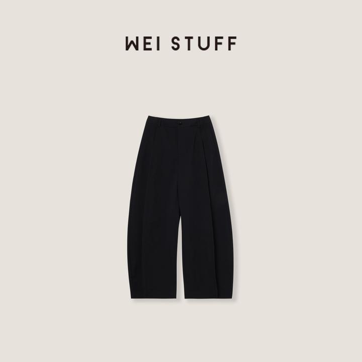 WEI STUFF  “气球裤” 时尚高腰百搭直筒宽松气球裤 10317