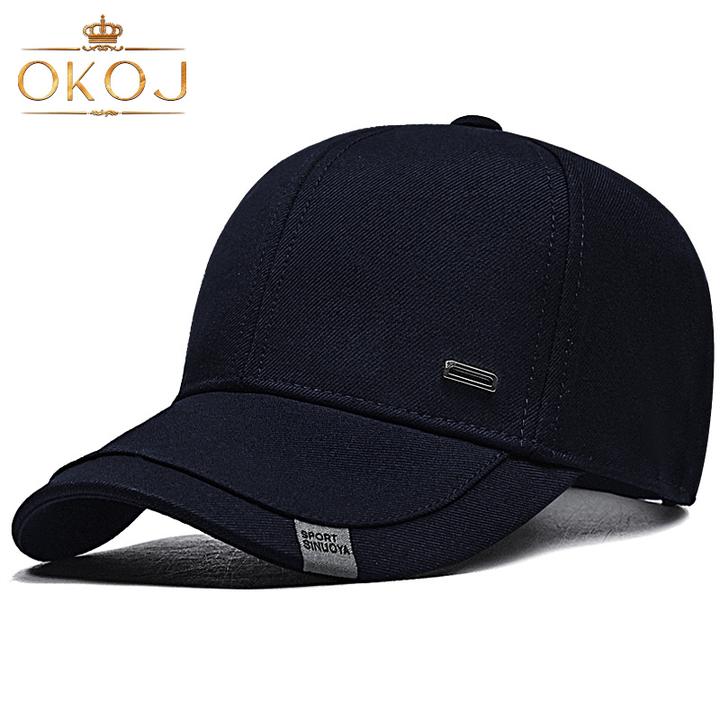 OKOJ帽子男款硬顶有型时尚百搭防晒帽秋季新款户外休闲运动鸭舌帽