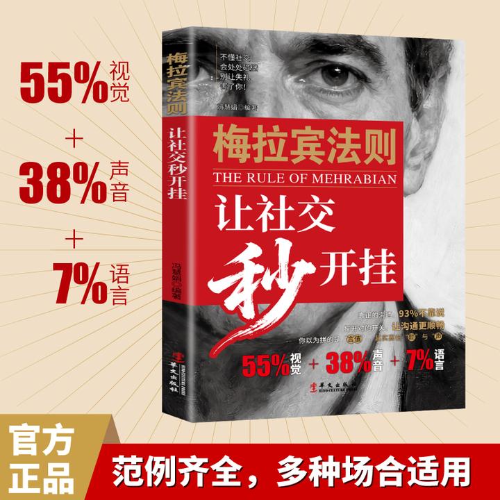 【梅拉宾法则】让社交秒开挂 提升沟通能力 解决社交难题