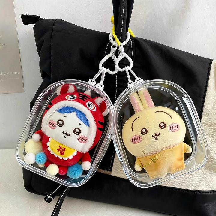 chiikawa娃包10cm娃用仓包棉花娃保护套防尘收纳痛包外出遛娃包