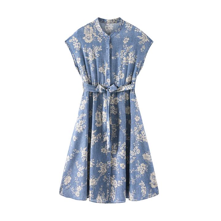 Childe Yao连衣裙夏季优雅浪漫碎花裙子女士轻盈新款CYC56185显瘦