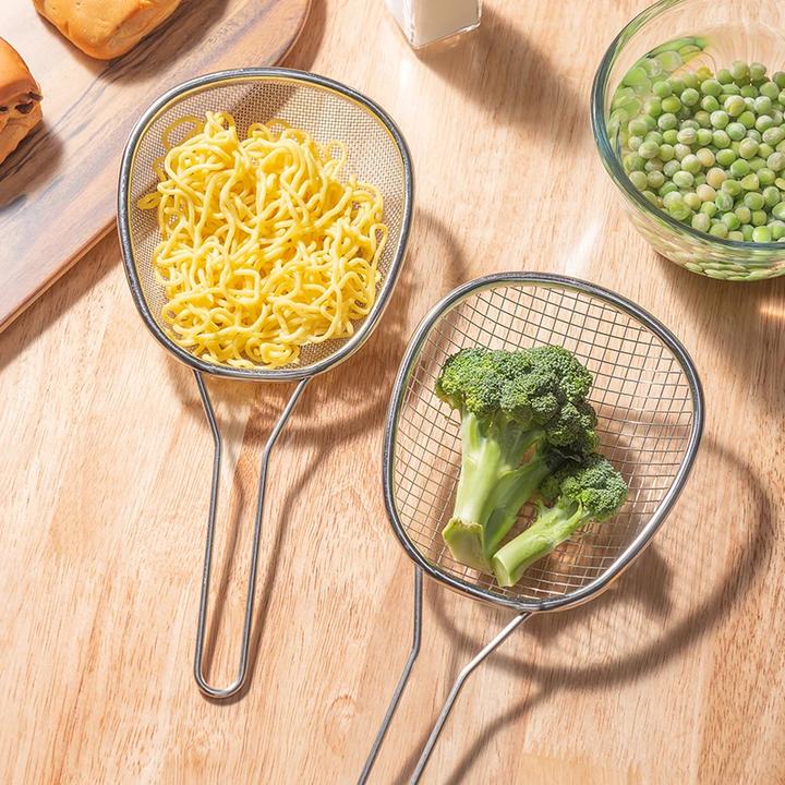 304不锈钢漏勺油炸过滤神器炸锅沥油网捞面勺焯水漏网豆浆过滤