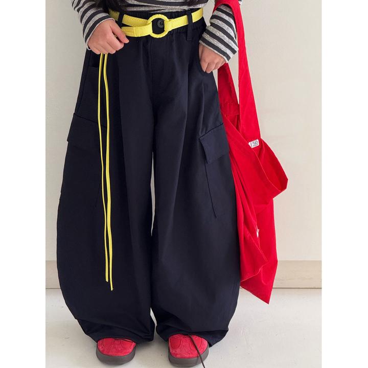 K29658孙小美韩系女童秋装弯刀裤2025新款儿童裤子春秋大童休闲裤