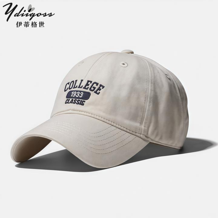 YDIIGOSS帽子男士夏季款刺绣鸭舌帽户外运动防晒遮阳帽休闲棒球帽