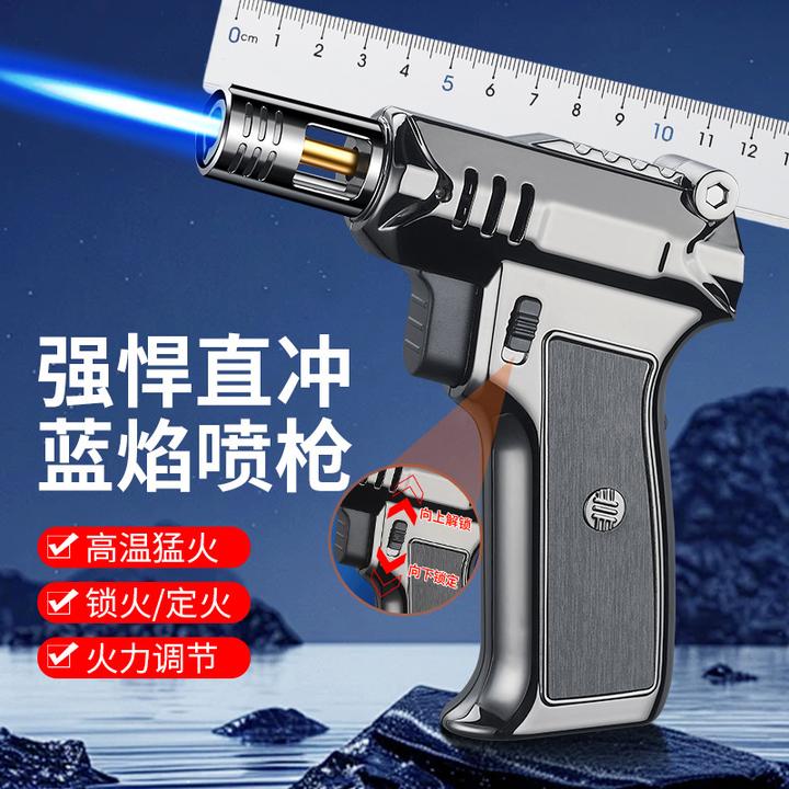 高温手持焊枪防风打火机充气点艾灸雪茄烧烤焊接喷枪点火器耐用